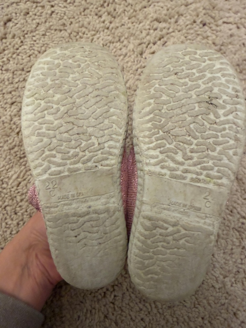Cienta Light Pink Mary Jane Sneakers with White Sole - Picture 5 of 6
